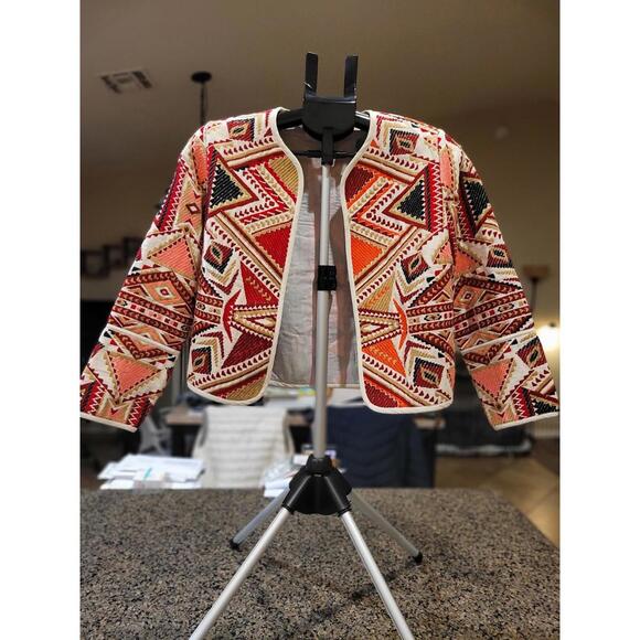 Topshop Jackets & Blazers - Topshop Embroidered Jacket Women's Size 6 Beautiful Condition